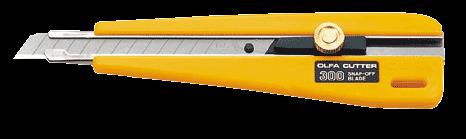 Řezač SAC-1 Celokovový řezač pro grafické práce s úhlem čepele 30, plochá pojistka k posunu čepele, kovová spona na odlamování