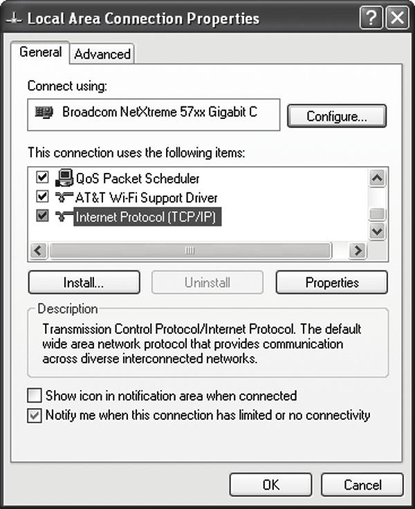 2. Při nastavování PC/notebooku přejděte do okna Start>Settings>Network Connections (Start - Nastavení - Síťová připojení). a. Zvolte položku Local Area Connection (Připojení k místní síti). b.