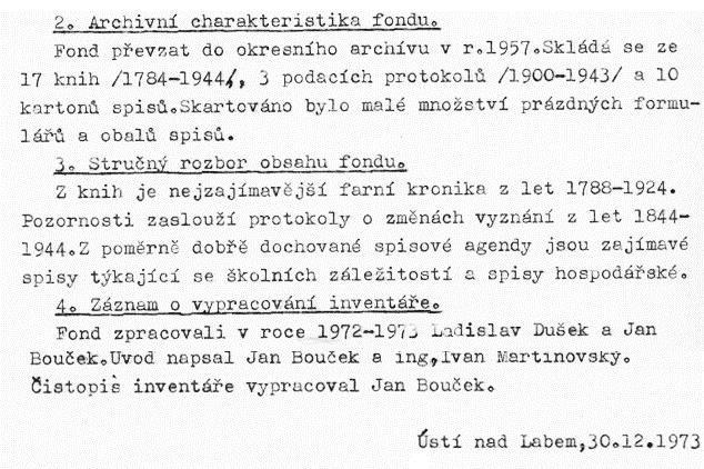 Úvod I. Stručný nástin dějin fary V roce 1928 byla Tisá součástí farního obvodu Libouchce. V roce 1783, se svolením císaře Josefa II.