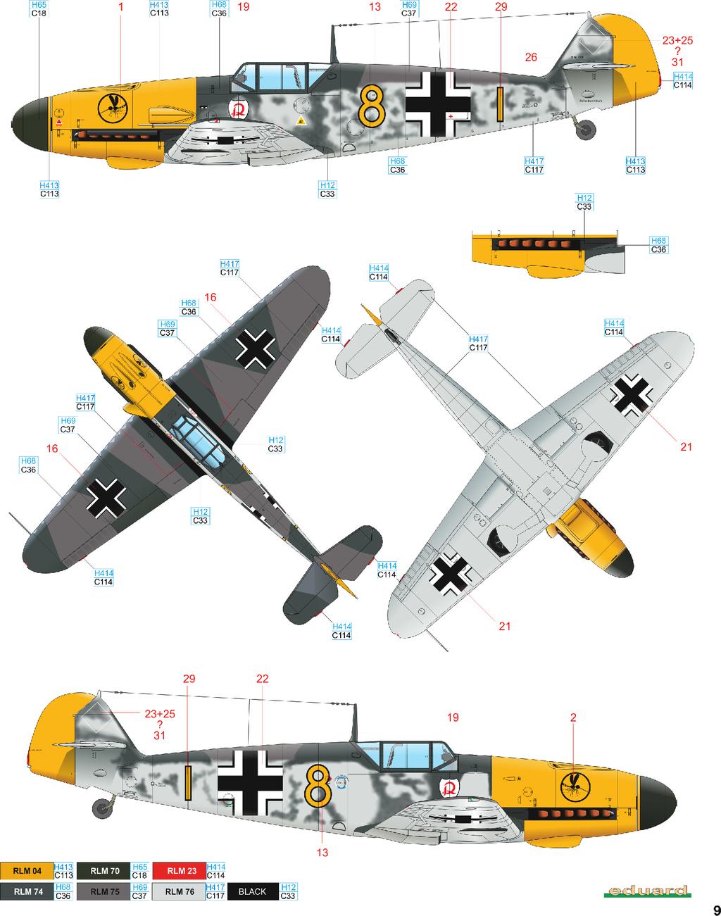 Nr. 5530, Fw. Heinz Jahner, 9./ JG 2, Ligescourt, Francie, A W. červen 1941 Heinz Jahner se zúčastnil jako letecký pozorovatel polního tažení v Polsku a ve Francii.