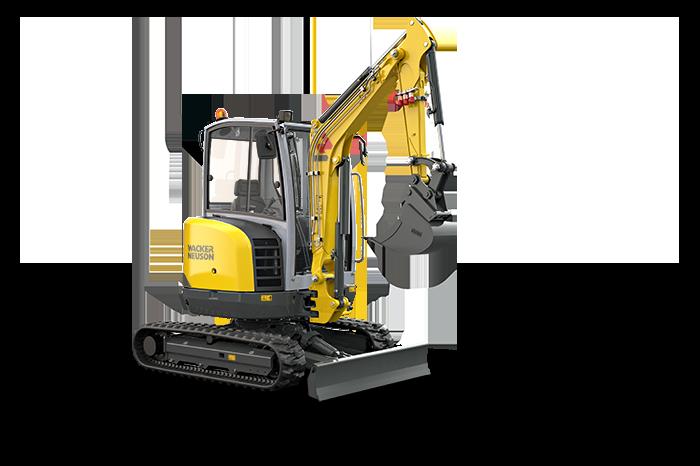 EZ26 Pásová rýpadla Zero Tail The design for champions: EZ26 The compact excavator EZ26 guarantees modern design, flexibility and ease of use.