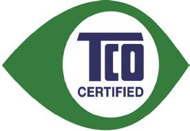 Informace TCO Blahopřejeme! Tento produkt je TCO Certified pro udržitelné IT TCO Certified je mezinárodní nezávislá certifikace udržitelnosti pro produkty IT.