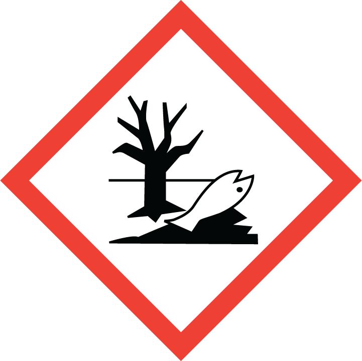 2.2. Prvky označení: Varovné označení: Nebezpečí Piktogramy: Věty popisující druhy rizik: H410 Vysoce toxický pro vodní organismy, s dlouhodobými účinky. H222 Extrémně hořlavý aerosol.