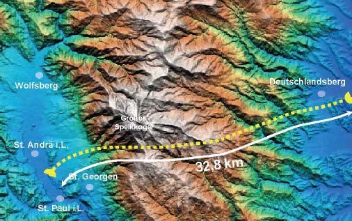 Realizace druhého traťového tunelu bude následovat až několik desetiletí po prvním tunelu v závislosti na nárůstu dopravy. Obr.105 Postup výstavby tunelu pod Gibraltarem 5.4. Tunel Koralm (32,8km) 5.