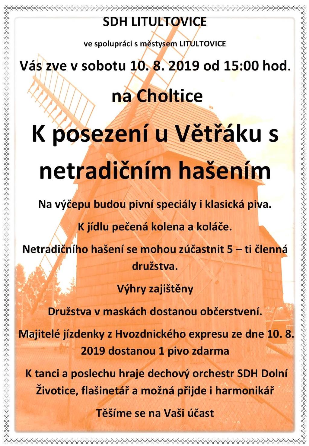 ZVEME VÁS Za obsahovou a gramatickou stránku jednotlivých příspěvků zodpovídá jejich autor. Vydává: Městys Litultovice, Litultovice 1, 747 55 Litultovice, Tel: 555 559 541, e-mail: Mestys@litultovice.