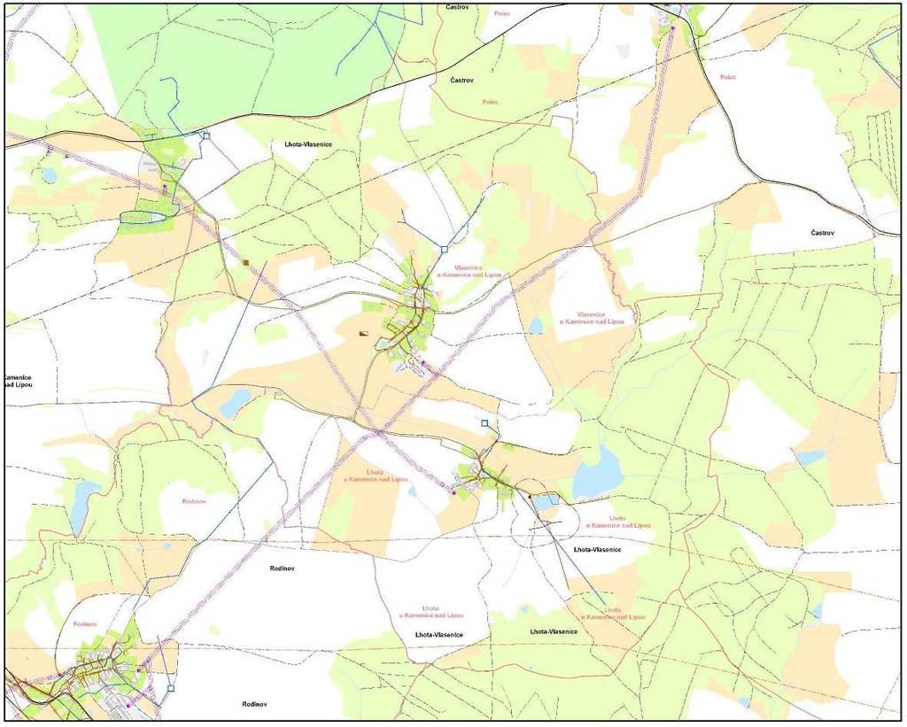 Lhota-Vlasenice Počet částí obce: 2 (Obec Vlasenice, místní část Lhota) Počet katastrálních území: 2 (k. ú. Vlasenice u Kamenice nad Lipou, Lhota u Kamenice nad Lipou) Výměra obce: 705 ha Počet obyvatel k 1.