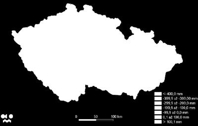 Average moister balance for period from January to December for current climatic conditions (1981 2015) and for predictions of 5 GCM models for the period 2021 2040 [6] VLIV RYBNIČNÍ SOUSTAVY NA