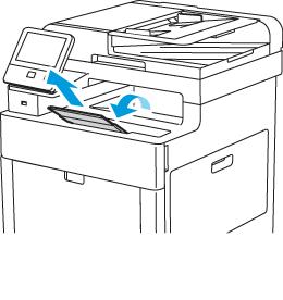 Instalace a nastavení Výběr umístění tiskárny 1. Vyberte bezprašné místo s teplotou od 5 do 32 C (41 90 F) a relativní vlhkostí v rozsahu 15 85 %.