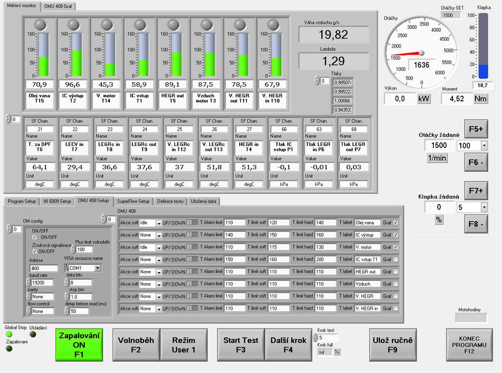 Název software v originále Dlouhodobé zkoušení spalovacích motorů v1.0 Název software česky (anglicky) Engine Long Duration Test v1.0 Autoři Ing. Martin Beran Id.