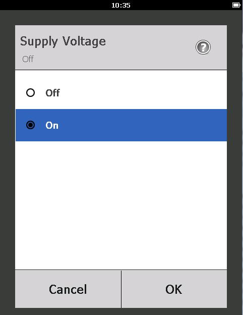 Percent of Range (Procenta z rozsahu) Sensor Temp (Teplota modulu senzoru) Electronics Temp