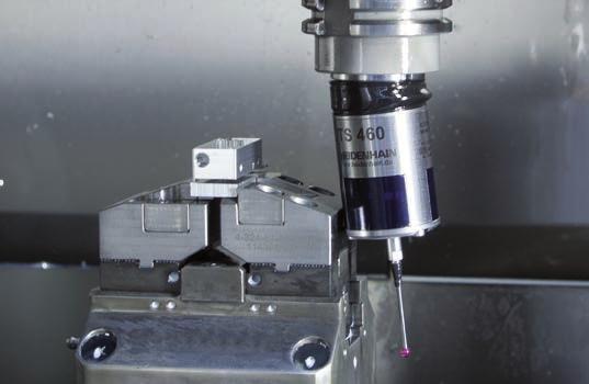 Mechanická ochrana proti kolizi a teplotní nezávislost (Opce u sondy TS 460) Mechanická ochrana proti kolizi Mechanický adaptér mezi dotykovou soundou a kuželem slouží jako kolizní ochrana.