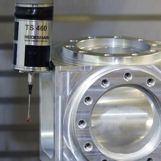 Mechanická ochrana proti kolizi a teplotní nezávislost (opce pro TS 460) Mechanická ochrana proti kolizi má u společnosti HEIDENHAIN mimořádný význam.