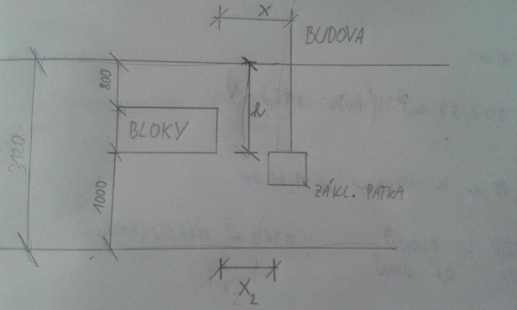 6. Výpočet vzdálenosti od budov 6.1 Podmínky Retenční galerie musí být umístěna min. 80 cm pod povrchem, protože 80 cm je normovaná nezámrzná hloubka.