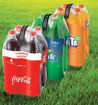 Terno nápojové centrum BIO CENA SE ZÁKAZNICKOU KARTOU 10 6990 Coca-Cola, Sprite, Fanta 4x 1,75 l vybrané druhy; 1 l = od 9,99; (cena platí pro