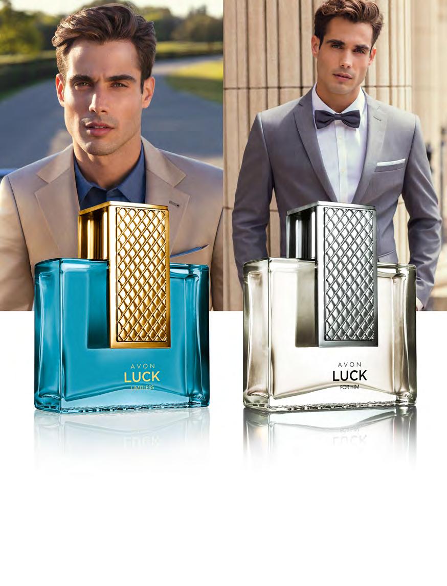 VŮNĚ NA DEN Smyslný dotek VZÁCNÉHO KOŘENÍ Avon Luck Limitless for Him EDT 75 ml 34280 499 00