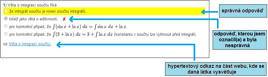 2.6 Za²krtávací test Za²krtávací test je klasický test s výb rem odpov dí.