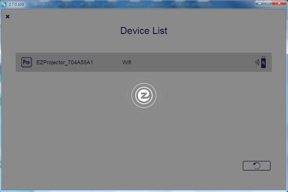Bezdrátový displej Bezdrátové zobrazení systému Windows Stránka Windows AP je uvedena níže,