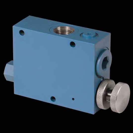 VA nepřímo řízené tlakové ventily Maximální průtok: 30 GPM /