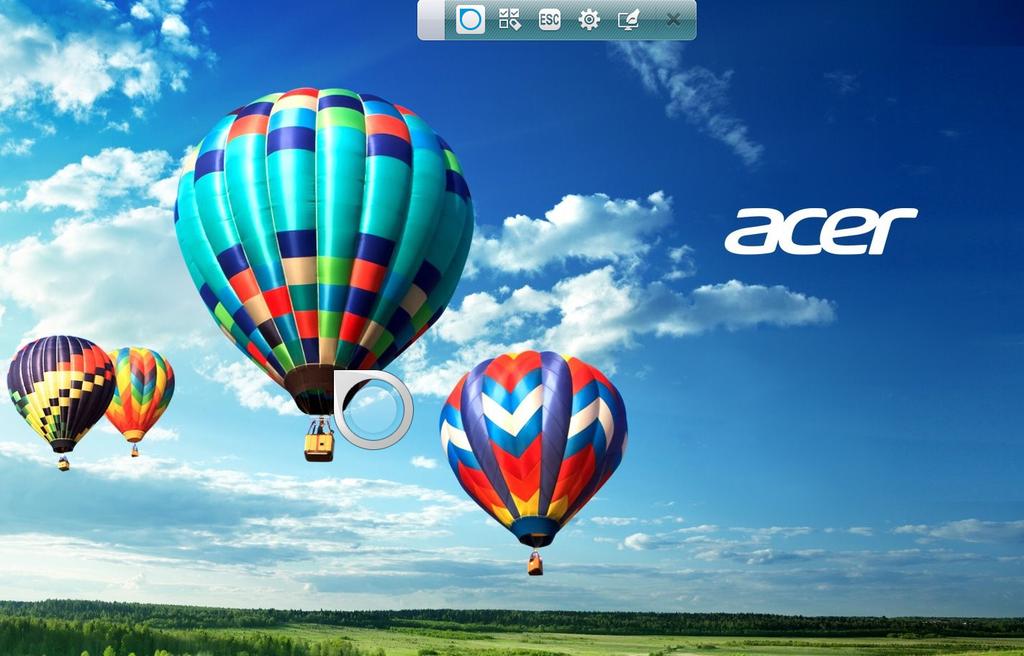 38 - Dotykové nástroje Acer D OTYKOVÉ NÁSTROJE ACER Dotykové nástroje Acer umožňují používat zařízení Windows snadněji a pohodlněji.