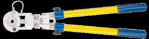 5 kg Podrobnosti pro objednávku: Details for order: Lisovací nástroj K22 pro lisování kabelových koncovek a konektorů pro měděné a hliníkové vodiče do 240 mm², stejně jako pro kruhové lisování