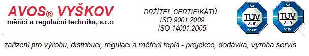 Všeobecné obchodní podmínky pro díla v oblasti poskytování datových služeb platné od 01/2017 1. ÚVODNÍ USTANOVENÍ Společnost AVOS VYŠKOV měřící a regulační technika s.r.o. vydává tímto postupem podle 1751 zákona č.