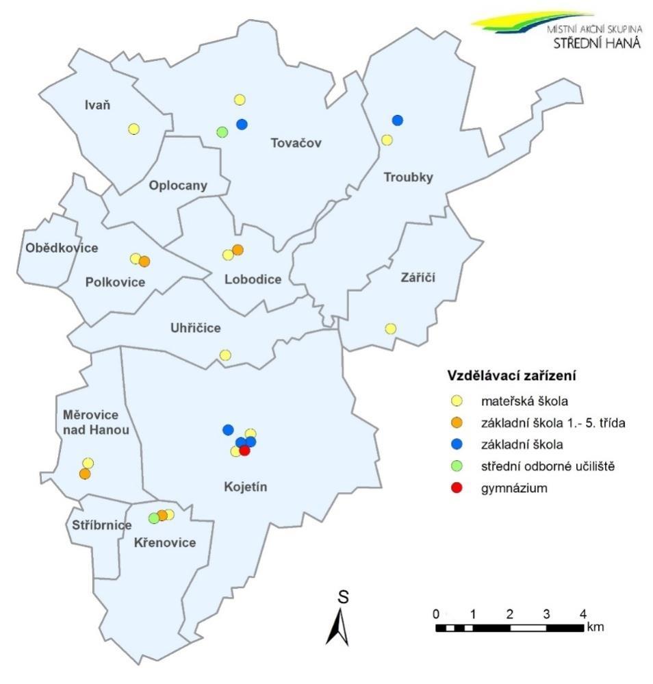 Stránka 27 z 147 2.1.4. Školství V regionu Střední Haná je, zejména s ohledem na klesající počet dětí, relativně odpovídající počet mateřských i základních škol.