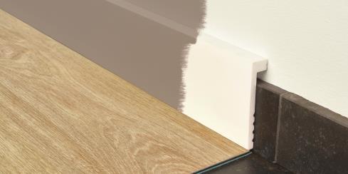 - Odolné a snadné řešení pro zakrytí spáry mezi 2 přilehlými podlahami na stejné úrovni 3.