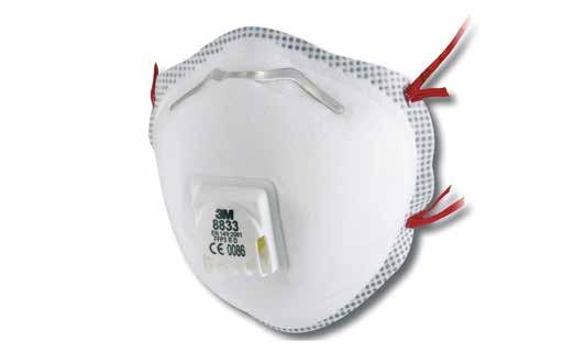 3M Částicové respirátory na jedno použití 3M Částicové respirátory řady 8300 3M Respirátory řady 8300 vám umožňují ocenit výhody pohodlného polstrování, které vám usnadní těžkou práci.