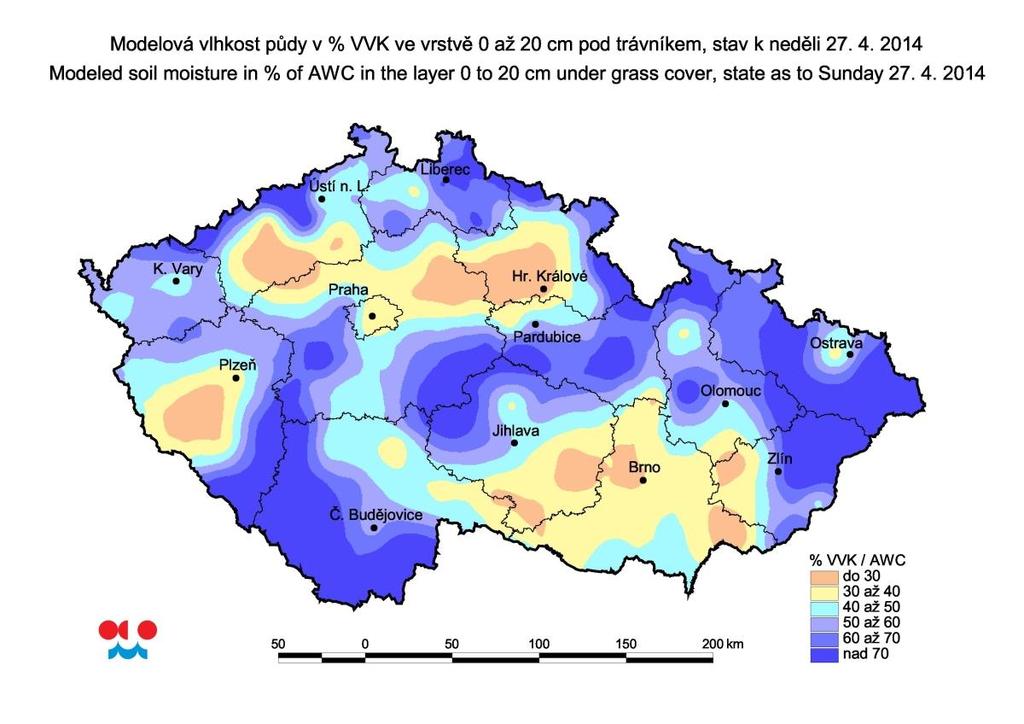 U 0.8% objektů velmi rychle klesají vydatnosti. U 1.6% objektů vydatnosti klesají. U 49.6% objektů vydatnosti stagnují nebo pomalu klesají. U 46.4% objektů vydatnosti stagnují nebo pomalu rostou. U 1.6% objektů vydatnosti rostou.