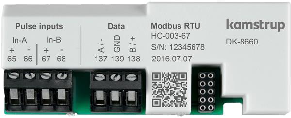 Moduly a komunikace Komunikační moduly Module MULTICAL 403 MULTICAL 603 HC-003-10 Data + 2 pulsní vstupy (A, B) HC-003-11 Data + 2 pulsní výstupy (C, D) HC-003-20 (drátový) M-Bus + 2 pulsní vstupy