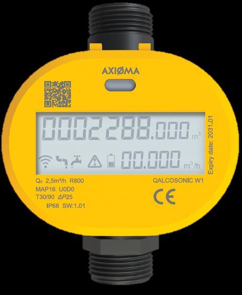 montážní polohy Q 3 = 1,6; 2,5; 4 m 3 /h Q 3 /Q 1 = R