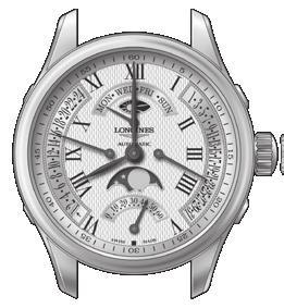 Samonatahovací hodinky L707 309 Nastavení času v druhém časovém pásmu (24hodinová ručka) Stiskněte tlačítko C a postupným posuvem po hodinách nastavte čas v druhém časovém pásmu.