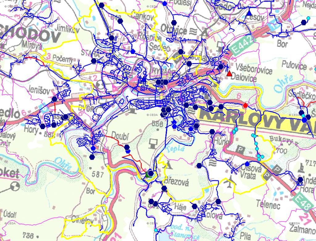 D. VODOVODY D.1 POTŘEBA VODY Z BILANCE Základní parametry: Ozn.: Jednotky: Rok: 2002 2005 2010 2015 Počet všech zásobených obyvatel Nz obyvatel 2660 2675 2701 2393 Voda vyrobená celkem VVR tis.