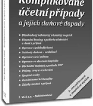 Dlouhodobý hmotný a nehmotný majetek účetní a daňové aspekty po změnách roku 2019 Září 2019 NAKLADATELSTVÍ 1. VOX a.s. 26. 9.