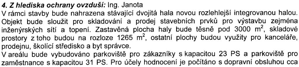 Bed náø Pøedložený zámìr se nedotýká zemìdìlského pùdního fondu. 2. Z hlediska lesù a lesního hospodáøství: Ing.