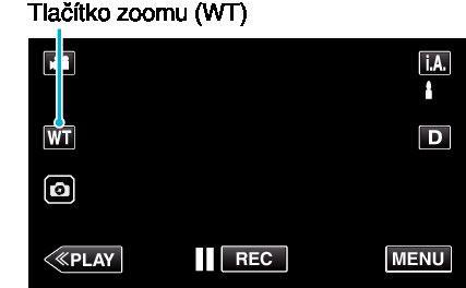 vteřinu) 0 Při použití digitálního zoomu bude obraz poněkud zrnitý, protože je digitálně zvětšený 0 Rozsah transfokace lze změnit ZOOM (A str 87) 0 Uložte pozici zoomu o Provozní