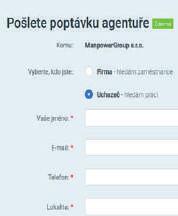 Nebo mohou rozeslat poptávku všem registrovaným agenturám. Tyto hromadné poptávky budou chodit denně na vámi určený e-mail. Máte tak možnost kontaktovat klienta a nabídnout mu vaše služby.