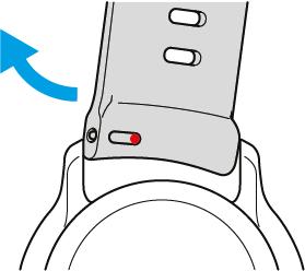 5.3. Pásek s rychloupínacím mechanismem Potápěčský počítač je opatřen páskem z trvanlivého silikonu s rychloupínacím mechanismem.
