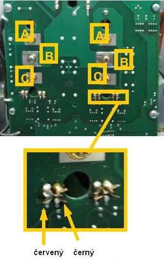 MG053-1 SERVISNÍ MANUÁL / SERVICE MANUAL ALFIN 280 AC/DC page 14 Pro kontrolu IGBT modulů změřte tyto podle následující tabulky testerem diod Obrázek 4