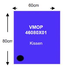 VMOP46080X01 OP polštář MedVac Vakuový polštář pro optimální rozložení tlaku Snadná,