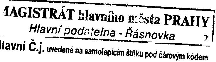 U. o pobocka Praha-západ, /1 [ ~,,&(/ MHMPP02BCRET 111.11 11 '1I~.1 /;f;. - Itefánlkova 17, 150 00 Praha 5.s:-Q?? / t:?.> E-mail:hygiena@p5.mepnet.cz, tel.: 257000820, fax.