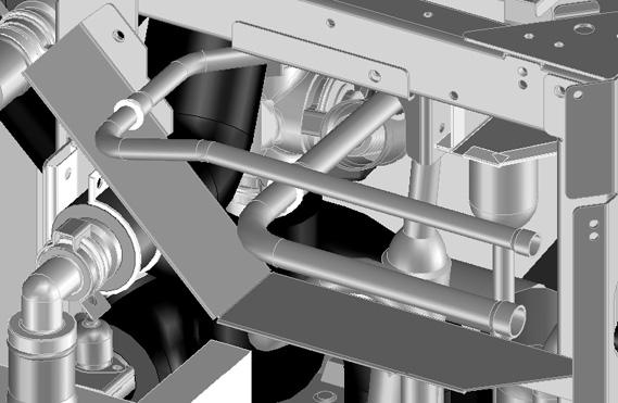 Blowing through with nitrogen prevents the creation of large quantities of oxidized film on the inside of the piping.