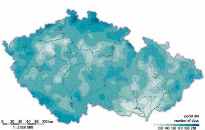 Značná část srážek velikosti do, mm je patrně tvořena usazenými srážkami, které v suchých obdobích prospívají vegetaci.