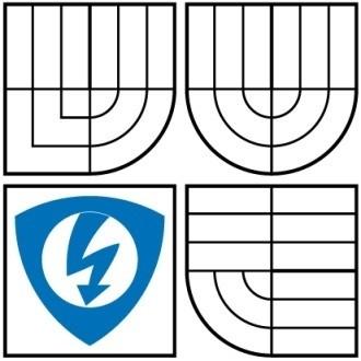 VYSOKÉ UČENÍ TECHNICKÉ V BRNĚ Fakulta elektrotechniky a komunikačních technologií Ústav radioelektroniky Bakalářská práce bakalářský studijní obor Elektronika a sdělovací technika Student: Martin