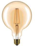 Classic LEDbulb FILAMENT Globe 1 2 2000 / K 15000 h STMÍVATELNÉ 1 Classic LEDbulb G93 W W lm K mm Kč ND 7-60W 827 G93 CL 60 7 806 95 x 140 929001387902 8718696742716 140, D 8-60W G93 827 CL 60 8 806