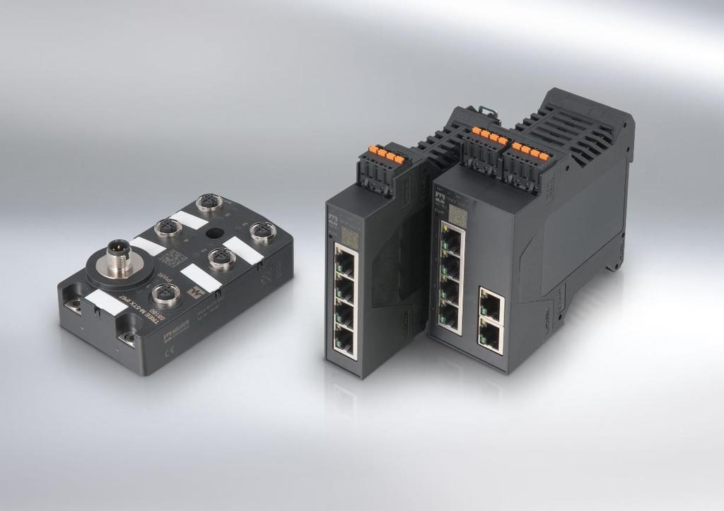 SWITCHE Switche společnosti Murrelektronik jsou k dispozici v rozsáhlé škále.