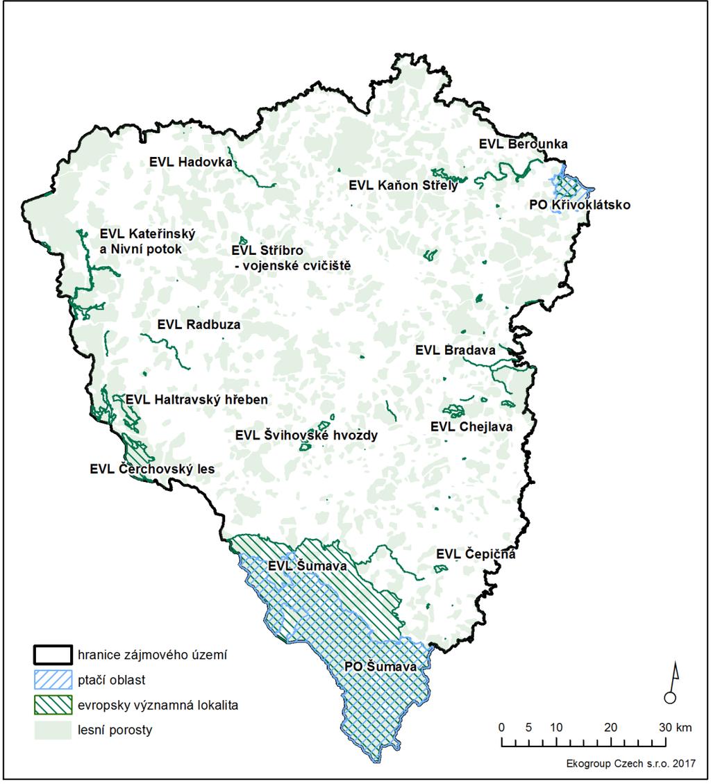 Posouzení vlivu koncepce Aktualizace č. 2 Zásad územního rozvoje Plzeňského kraje na evropsky významné lokality a ptačí oblasti podle 45i zákona č. 114/1992 Sb.