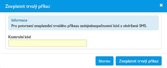 opakovat) Datum první platby (den, od kdy budou platby probíhat) Platnost do (datum, do kterého bude trvalý příkaz účinný) Pokud zůstane pole prázdné, platba bude prováděna, dokud nebude klientem