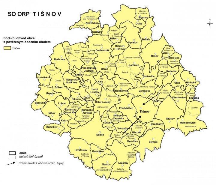 Zpráva z území o průběhu efektivní meziobecní spolupráce v rámci správního obvodu obce s rozšířenou působností Tišnov Téma: Administrativní podpora obcí Tento výstup byl financován z prostředků ESF