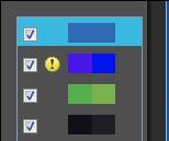 Přímé zadání barvy Bod úprav lze zadat nejen kliknutím na danou barvu ve (str.), ale můžete ji určit přímo v kruhovém diagramu barevného spektra nebo je možné zadat její hodnotu.